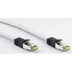 Goobay S / FTP (PiMF), biały, 0,25 m - bezhalogenowy LSZH, miedziany AWG 24 (55122)