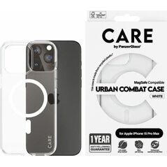PanzerGlass CARE by PanzerGlass Urban Combat Case iPhone 15 Pro Max 6,7" MagSafe biały/white 1420