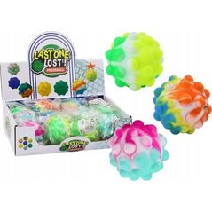 LeanToys Piłeczka Sensoryczna Z Wypustkami Świecąca Kolorowa 6CM