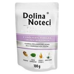 Dolina Noteci Dolina Noteci Premium z Królikiem Fasolką i Ryżem Brązowym Małe Rasy 100 g