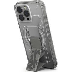 Skinarma etui Helio iPhone 16 Pro 6.3"    Magnetic Charging + Grip Stand titanium