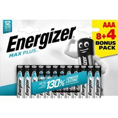 Energizer Energizer LR03/12 Max Plus AAA 8+4 δωρεάν 13215305 7638900437546