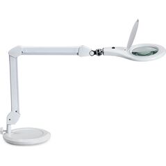Lampka biurkowa Maul MAUL LED Lupenleuchte Makro mit Standfuß weiß