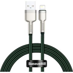 Kabel USB Baseus USB-A - Lightning 1 m Zielony (baseus_20210316154707)