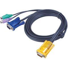 Aten Kable KVM, 3m, Czarny (2L5202P)