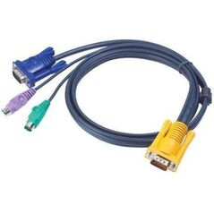 Aten Kable KVM, 3m, Czarny (2L5203P)