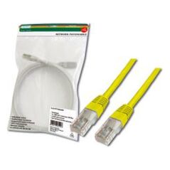 Digitus Kabel krosowy UTP, CAT.5E, żółty, 1m (DK-1511-010/Y / A-DK-1511-010/Y)