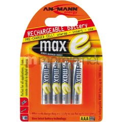 Ansmann Akumulator MaxE AAA / R03 800mAh 4 szt.