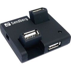 HUB USB Sandberg 4x USB-A 2.0 (13367)