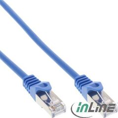 InLine Patchcord, Cat.5e, SF/UTP, 1m, niebieski (72511B)