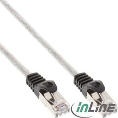 InLine Patchcord, Cat.5e, SF/UTP, 0.5m, przezroczysty (72550T)