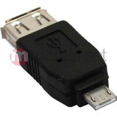 Adapter USB InLine microUSB-A - USB Czarny  (31600)