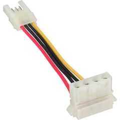 InLine Molex - 4-pin Floppy, 0.06m, Wielokolorowy (26622)