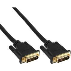 Kabel InLine DVI-D - DVI-D 7.5m czarny (17787P)