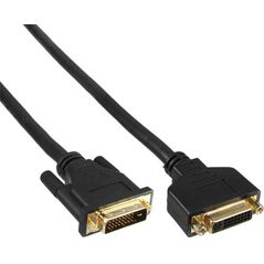 Kabel InLine DVI-D - DVI-D 3m czarny (17763P)