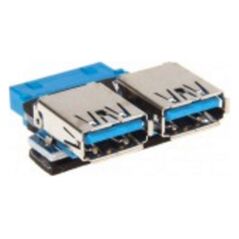 InLine USB zew. - USB wew., Niebieski (33444I)
