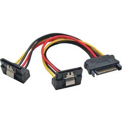InLine SATA 15-pin - SATA 15-pin x2, 0.15m, Wielokolorowy (29683W)