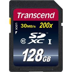 Karta Transcend 200x SDXC 128 GB Class 10  (TS128GSDXC10)