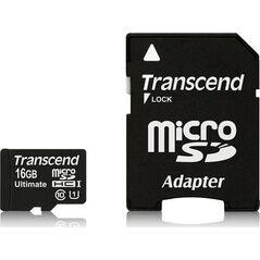 Karta Transcend Ultimate 600x MicroSDHC 16 GB Class 10  (TS16GUSDHC10U1)