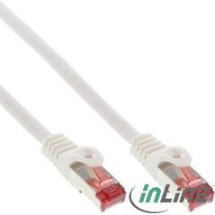 InLine Patchcord, Cat.6, S/FTP, 0.5m, biały (76450W)