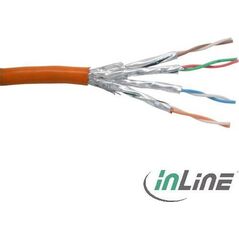 InLine Kabel sieciowy Cat.6 1000 Mbit RJ45 pomarańczowy 100m (76499O)