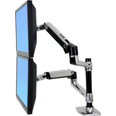 Ergotron Uchwyt biurkowy na 2 monitory do 24" LX Dual (45-248-026)