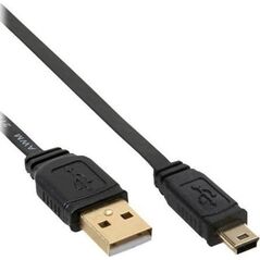 Kabel USB InLine USB-A - miniUSB 2 m Czarny (31820F)