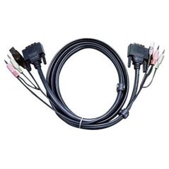 Aten Kable KVM, 3m, Czarny (2L-7D03U)