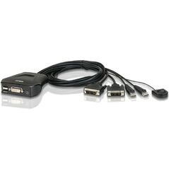 Aten Kable KVM, 1.8m, Czarny (CS22D-A7)
