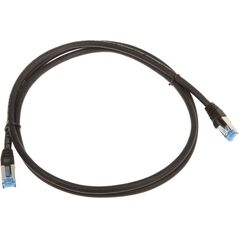 InLine Patch kabel sieciowy Cat.6A, S/FTP (PiMf), 500MHz, 1,5m, Czarny (76814S)