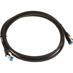 InLine Patch kabel sieciowy Cat.6A, S/FTP (PiMf), 500MHz, czarny, 2m (76802S)