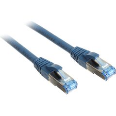 InLine Patch kabel sieciowy Cat.6A, S/FTP (PiMf), 500MHz, niebieski, 7,5m (76807B)