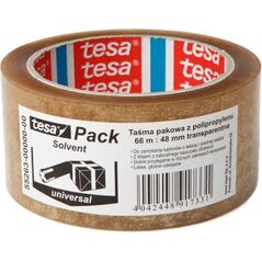 Tesa Taśma pakowa tesa® SOLVENT 66m x 48mm, przezroczysta (55263-00000-00)