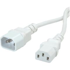 Kabel zasilający Value Monitor PowCable IEC 1.8m biały (19.99.1516-50)