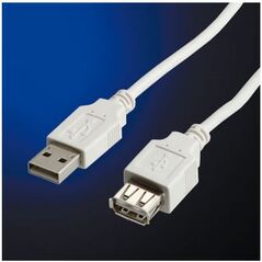 Kabel USB Value USB-A - 0.8 m Biały (11.99.8946-50)