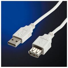 Kabel USB Value USB-A - 1.8 m Biały (11.99.8949-100)