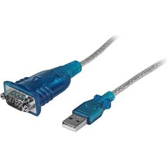 Kabel USB StarTech USB-A - DB-9 0.4 m Przezroczysty (ICUSB232V2)