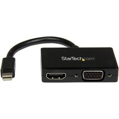 Adapter AV StarTech DisplayPort Mini - HDMI - D-Sub (VGA) czarny (MDP2HDVGA)
