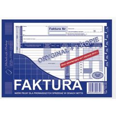 Michalczyk & Prokop Faktura wzór pełny A5 81 kartek 2 kopie (103-XE)