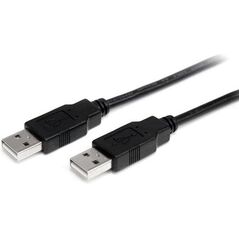 Kabel USB StarTech USB-A - USB-A 1 m Czarny (USB2AA1M)