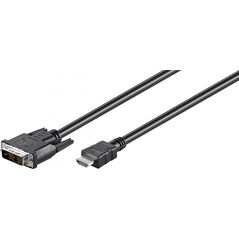 Kabel Goobay HDMI - DVI-D 1m czarny (50579)