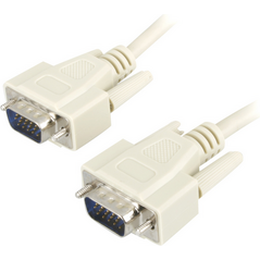 Kabel Goobay D-Sub (VGA) - D-Sub (VGA) 3m biały (68312)