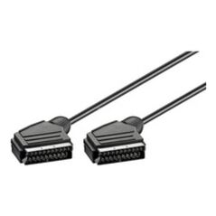 Kabel Goobay Scart - Scart 3m czarny (11870)