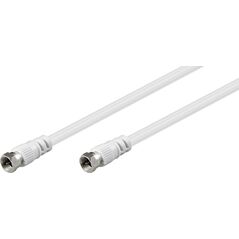 Kabel Goobay Antenowy (F) 10m biały (11742)