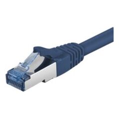 Goobay CAT 6a Patchcord S/FTP Niebieski 0.5M (93656)