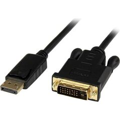 Kabel StarTech DisplayPort - DVI-D 0.9m czarny (DP2DVIMM3BS)