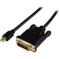 Kabel StarTech DisplayPort Mini - DVI-D 1.8m czarny (MDP2DVIMM6BS)