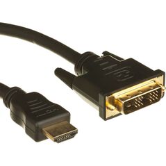 Kabel StarTech HDMI - DVI-D 2m czarny (HDDVIMM2M)
