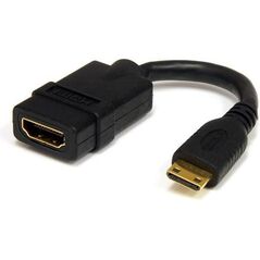 Adapter AV StarTech HDMI Mini - HDMI czarny (HDACFM5IN)