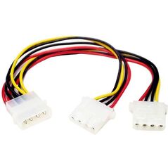 StarTech Molex - Molex x2, 0.23m, Wielokolorowy (PYO2L)